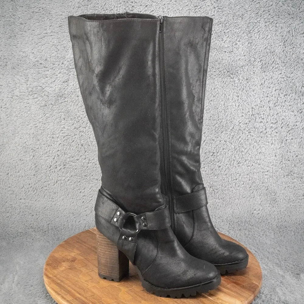 CARLOS SANTANA-WOMEN SIZE 6‎ M BLACK 